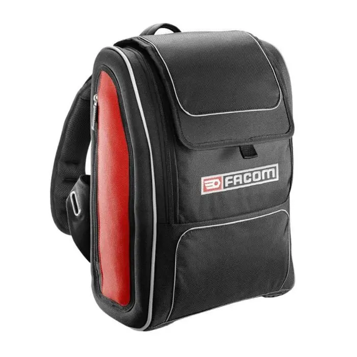 Mochila textil configurable - facom - bs.mcbpb - nylon robusto - modularidad - i