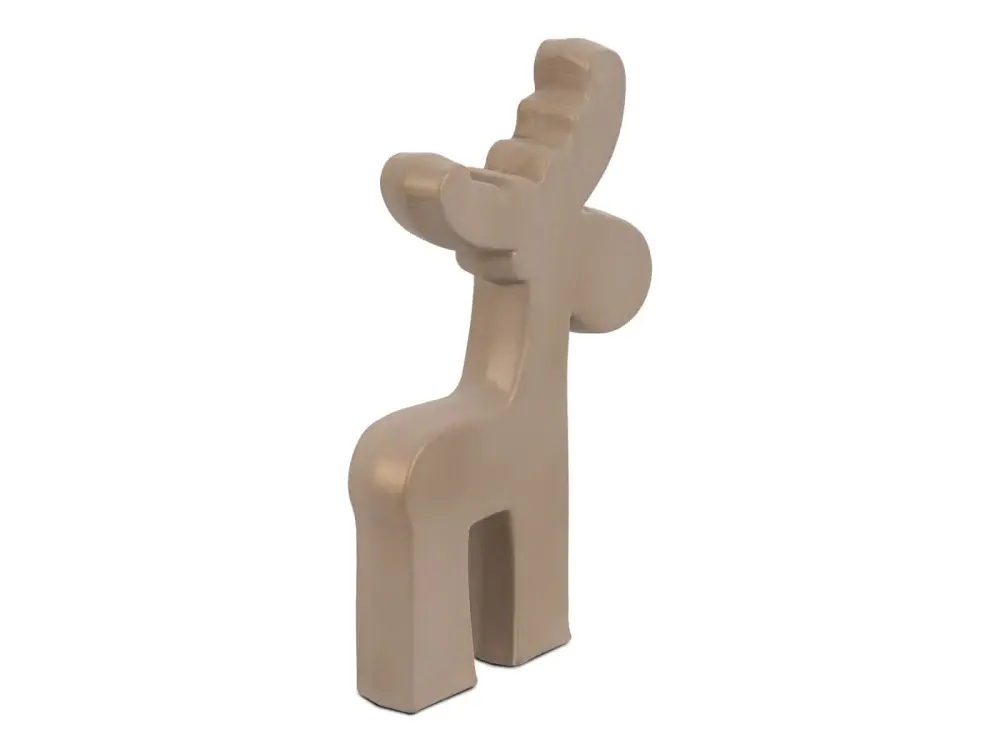 Figura Decorativa Reno Navidad 25 Cm para Decoración de Repisa