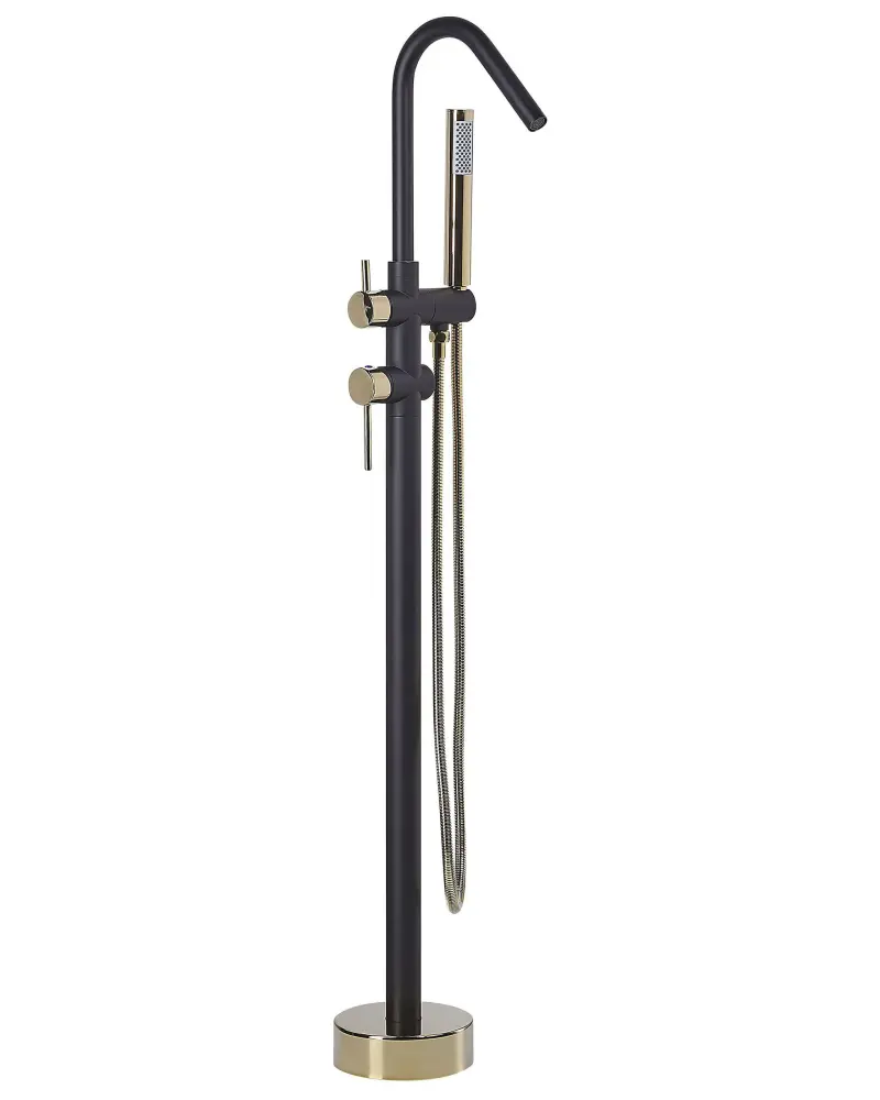 Freestanding Bathtub Faucet VICTORIA Black-Gold
