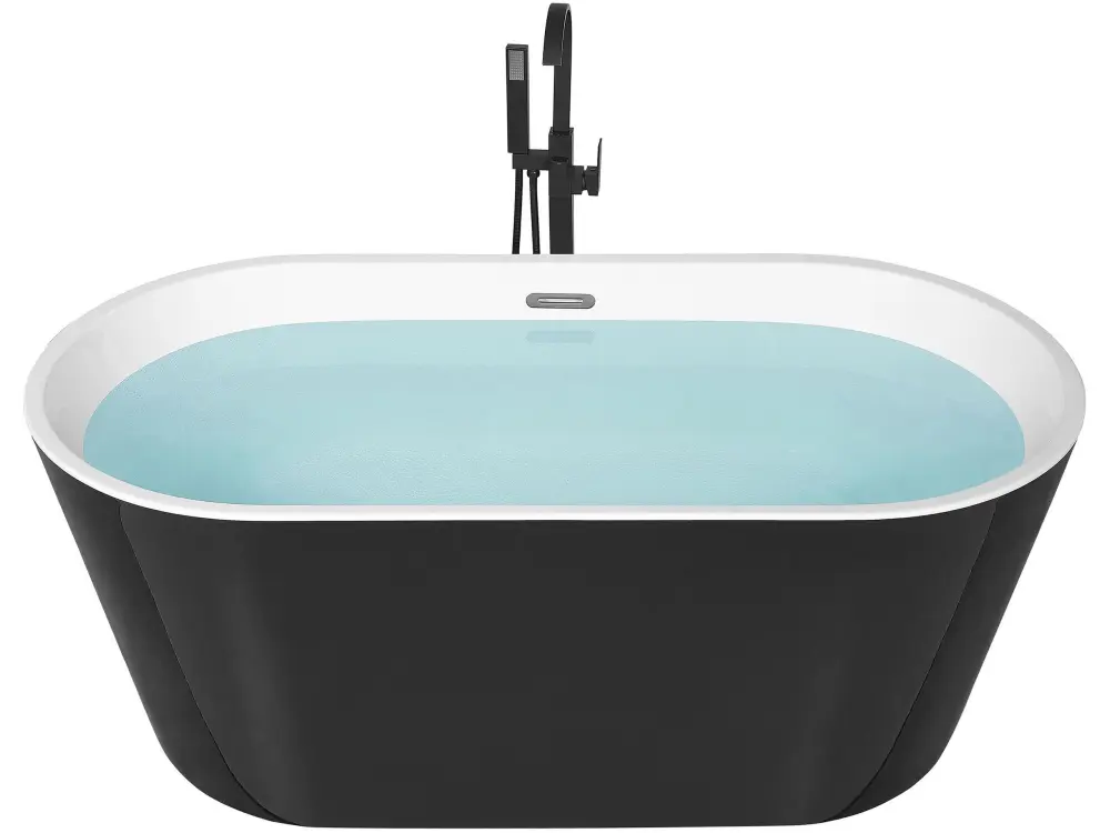 Freestanding Bath 170 x 72 cm Black HAVANA