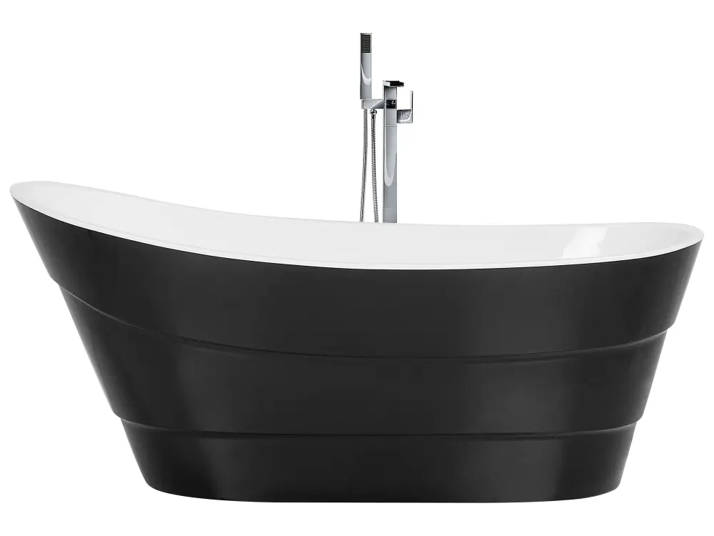 Freestanding Bath 1700 x 730 mm Black BUENAVISTA