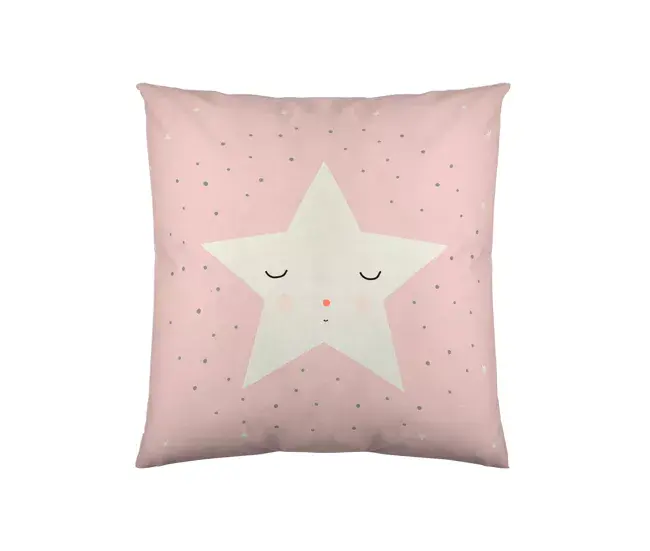 Premium de Lujo FUNDA DE COJIN VACIO HAPPY STAR 40x40 CM