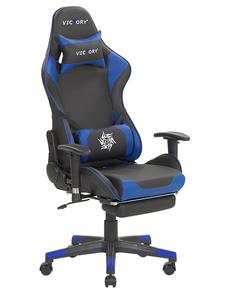 Gaming Chair Black Blue VICTORY