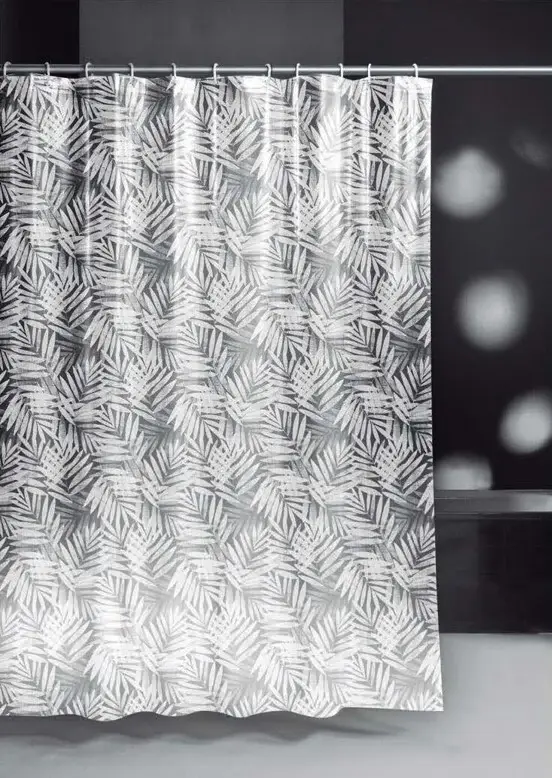 02743 CORTINA DE DUCHA DECO-PLASTIC MAUI BLANCA 180x200cm DINTEX
