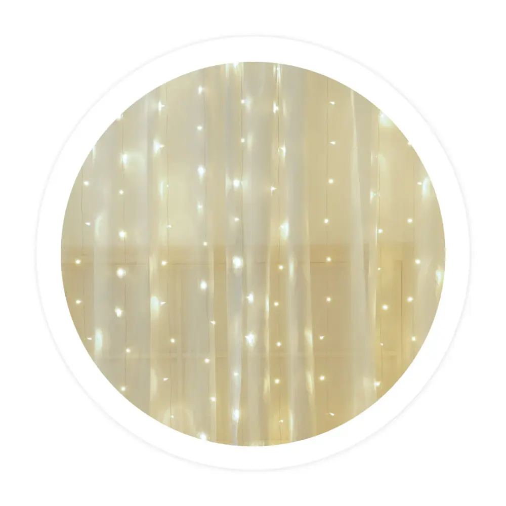 204605010 CORTINA LED LUMINOSA 3X2M LUZ FRÍ GSC