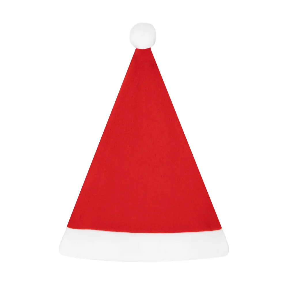 Gorro de Papá Noel, liso, 56 cm