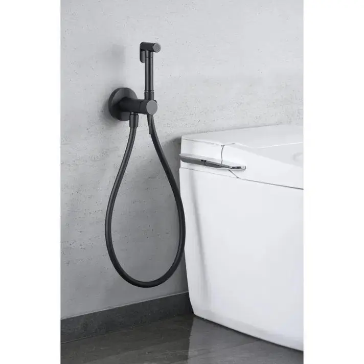 Mice - ducha higiénica empotrada - grifo bidet empotrado - negro mate Mice Collection