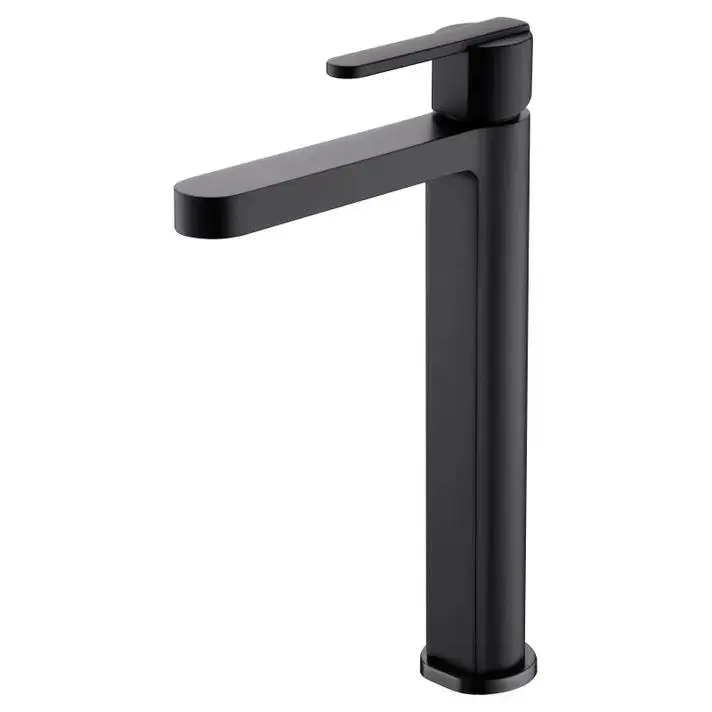 Mice - grifo monomando con caño alto de laton para agua fria/caliente negro Mice Collection