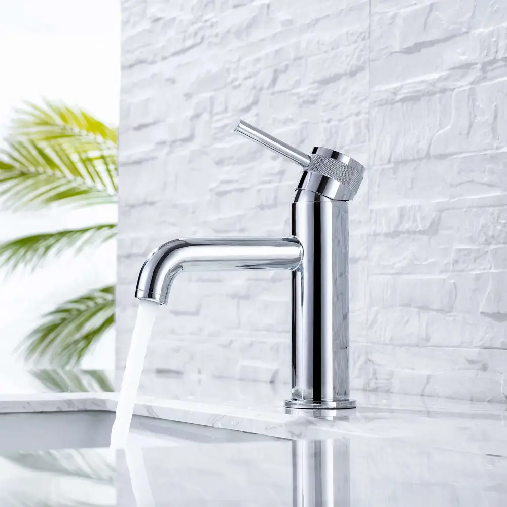 Grifo monomando lavabo sky bath cromo serie diamond
