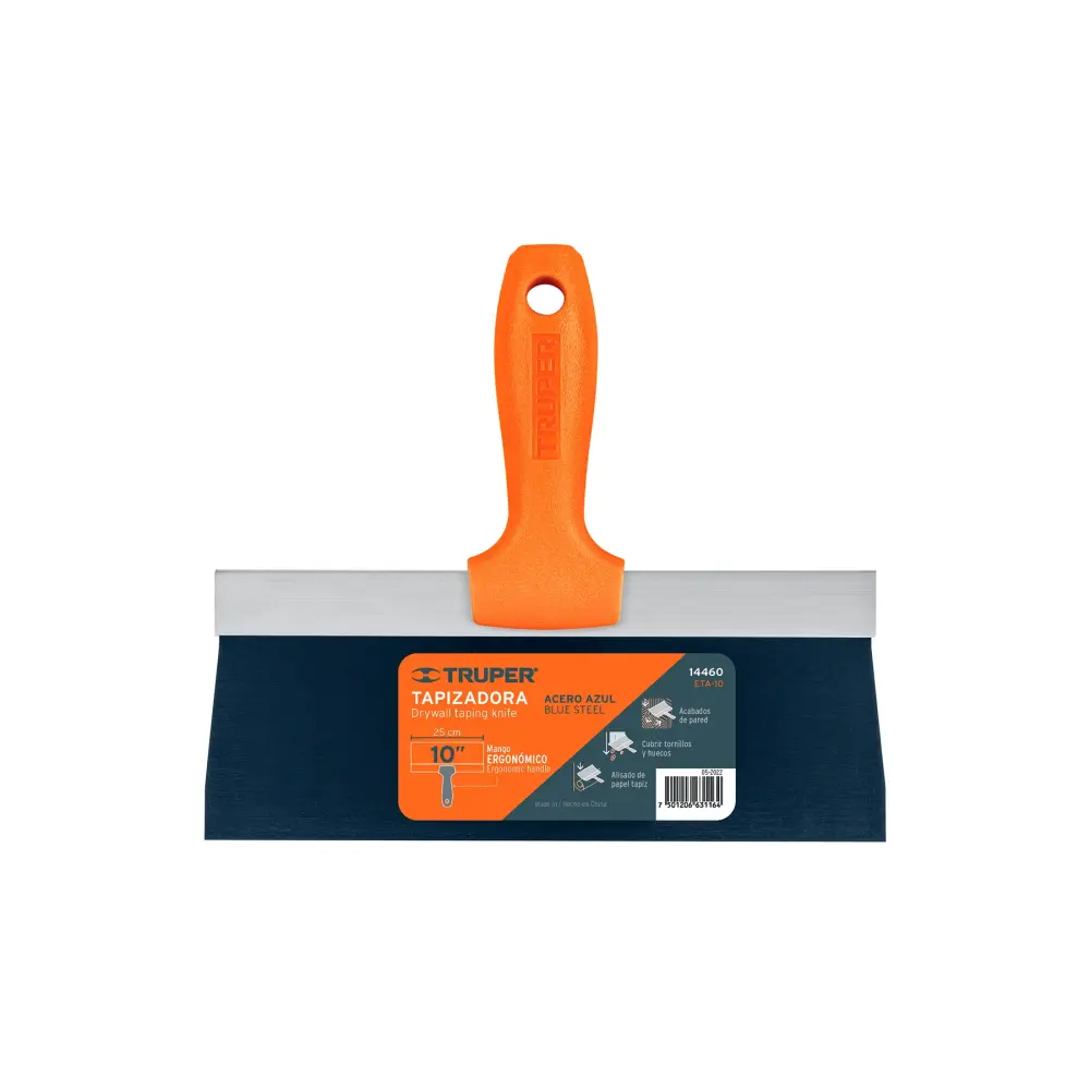 Espátula Tapizadora De 10" Acero Al Medio Carbono, Truper 14460