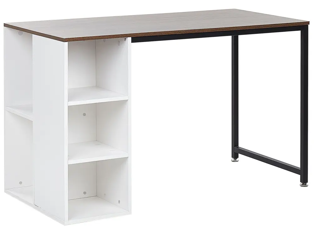 Home Office Desk Dark Wood DESE