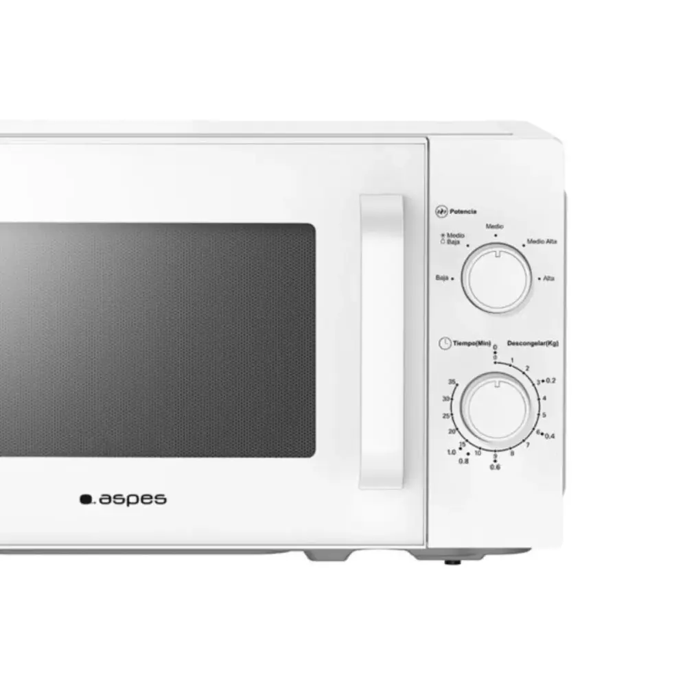 Microondas Aspes AMW2700BE 700W 20L blanco 44 cm