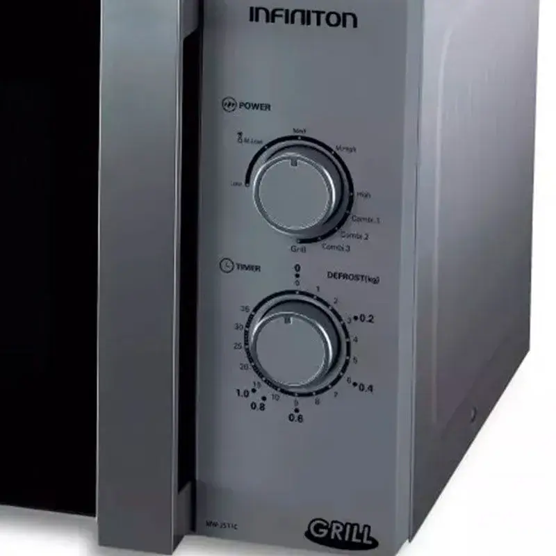 Microondas Infiniton MW-2511C 900W 25L con grill gris | Sin BPA |