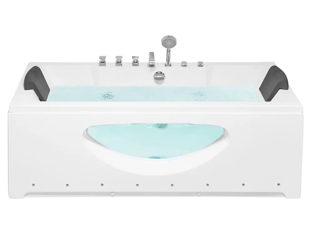 Whirlpool Bath LED 1700 x 800 mm White HAWES
