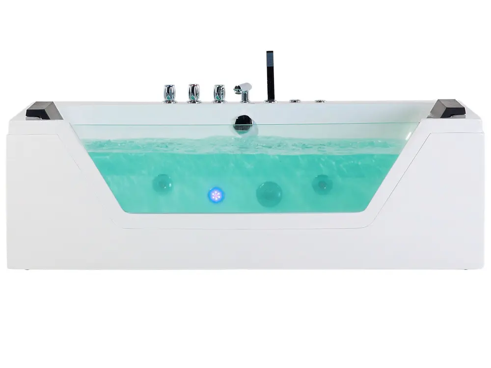 Whirlpool Bath LED 1740 mm White SAMANA
