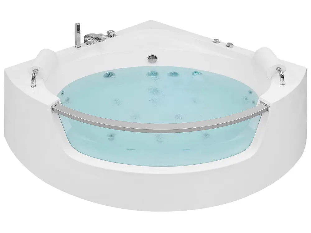 Whirlpool Bath LED White 1870 x 1360 mm MANGLE
