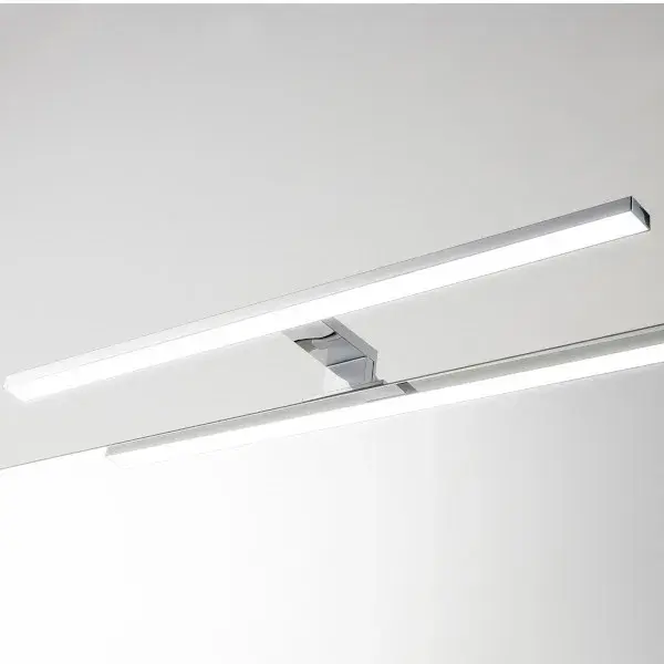 Aplique de baño cromado yuma 60cm