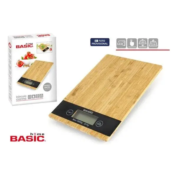 Báscula de cocina numérico Bambú Basic