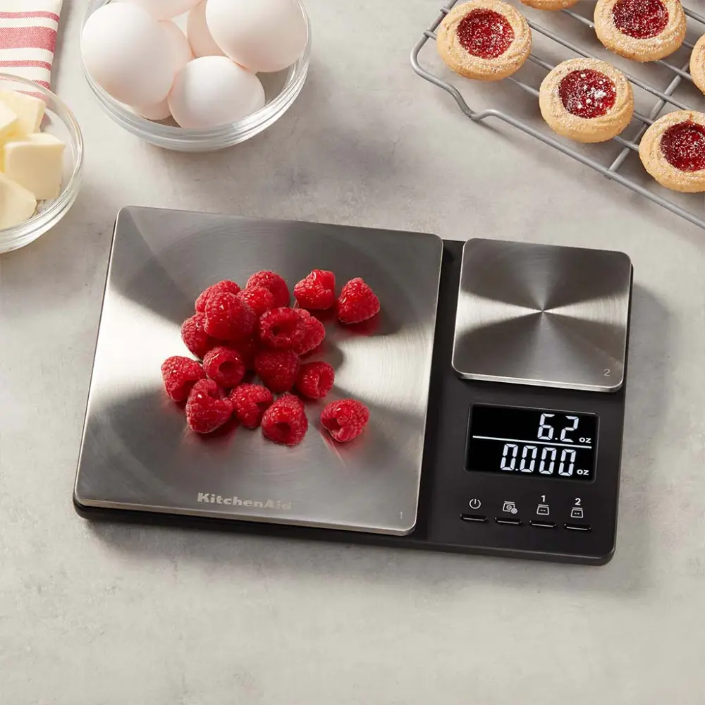 Báscula con doble plataforma con pantalla KitchenAid