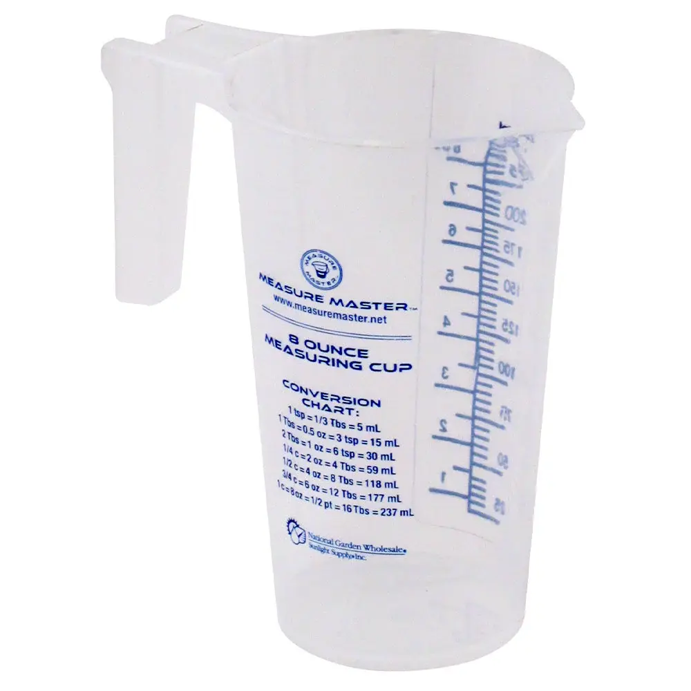 RAIN MAKER MEASURE MASTER 8oz Jarra de precisión la hora de medir tus nutrientes de 232 mL