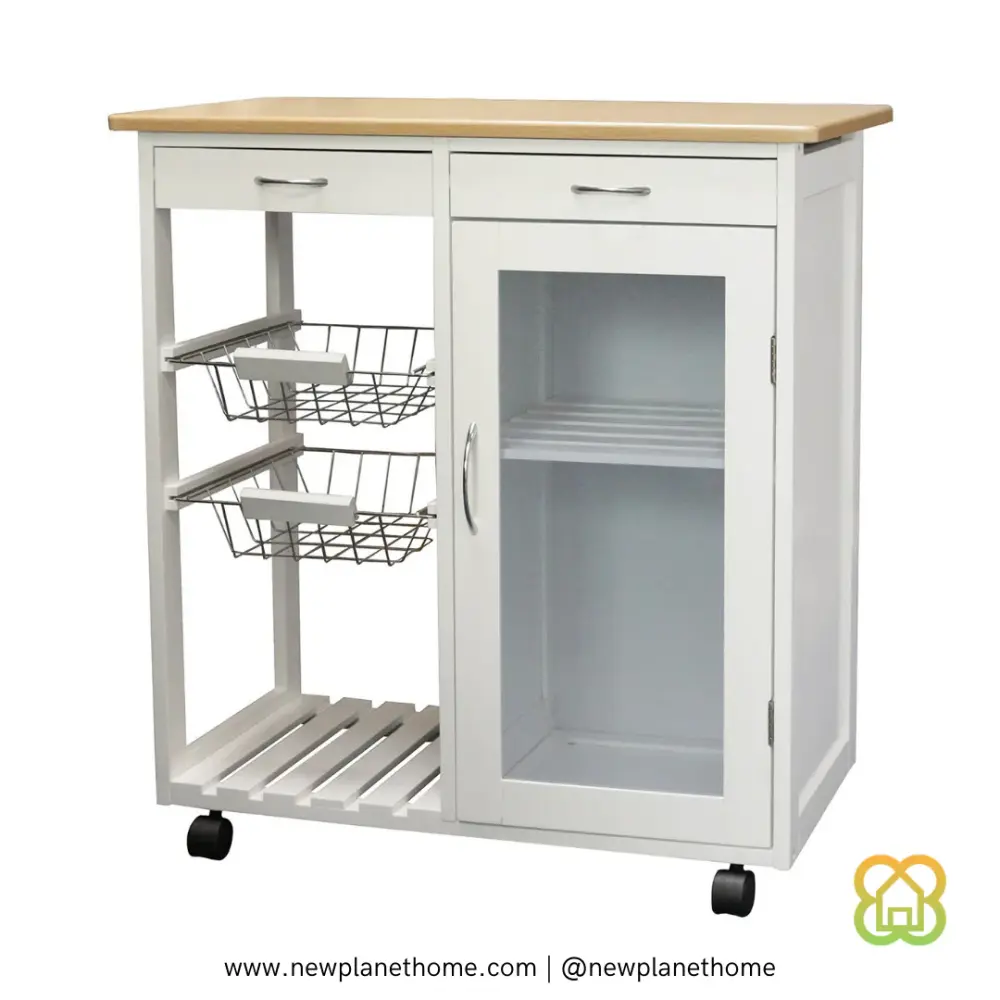 Carro Cocina 70x37x76 cm de Diseño Escandinavo