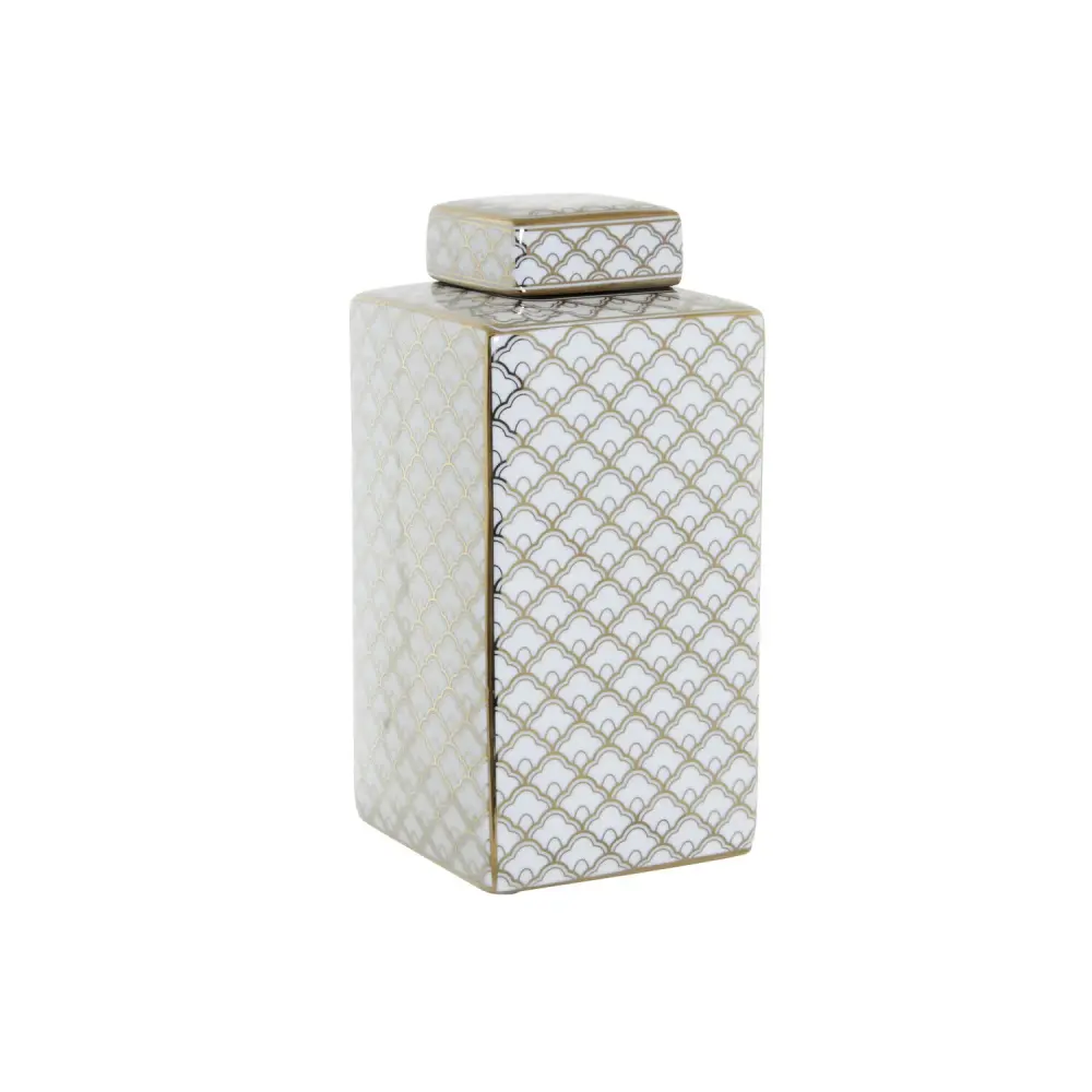 JARRON PORCELANA 14:5X14:5X30 BLANCO