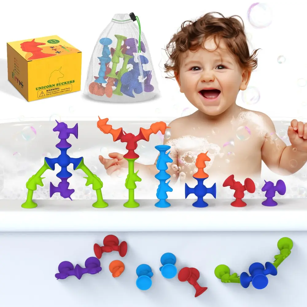 Juego Coordinado Juguetes de baño creativos para niños de 11 ños de unicornio Montesorri