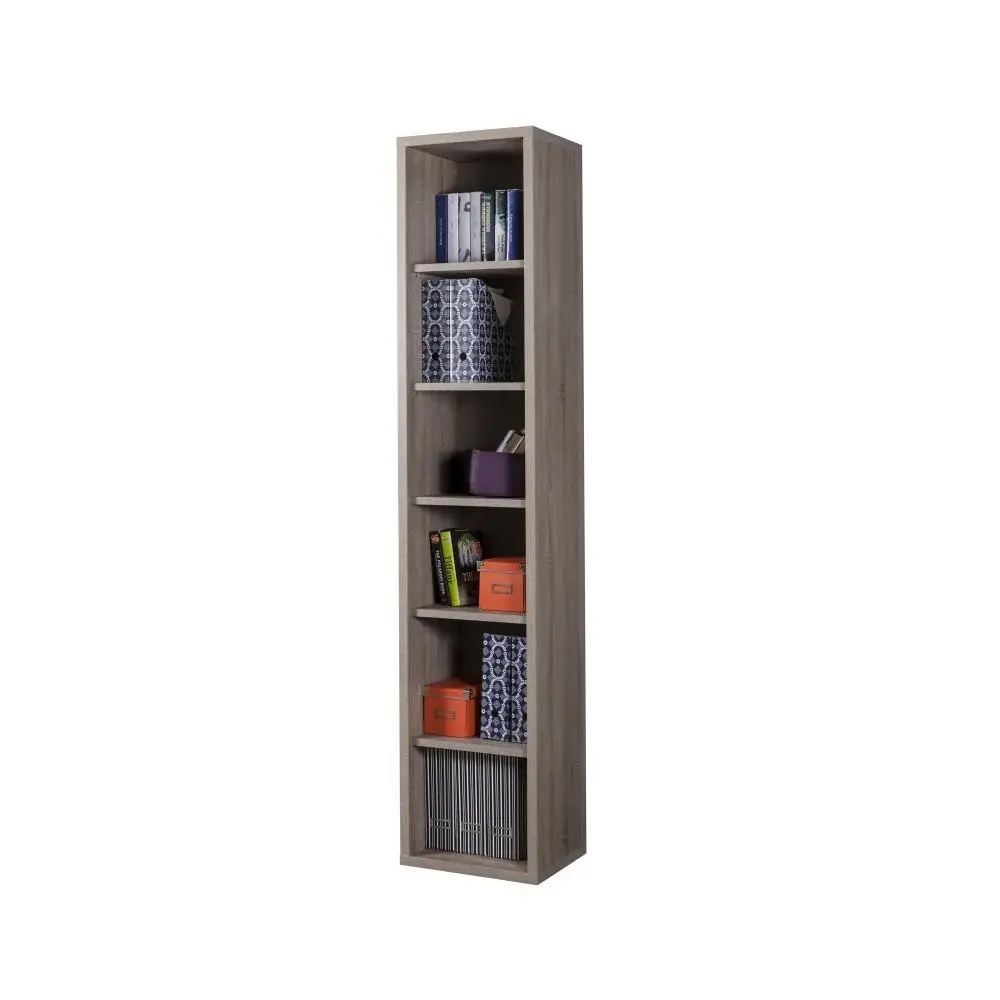 Organizador de Cables Libreria 6 vani 44x36xH.217 cm - Rovere tartufo
