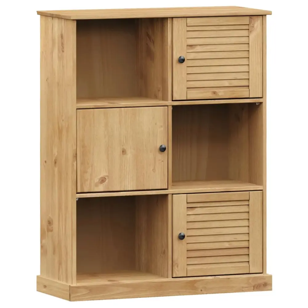 vidaXL librerí vigo madera maciza de pino 90x35x114,5 cm
