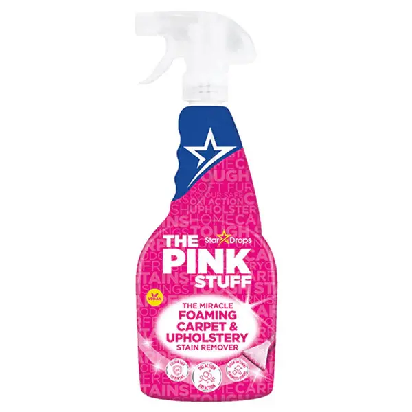 Pink Stuff - Removedor de manchas espumoso para alfombras y tapicerí 500 ml