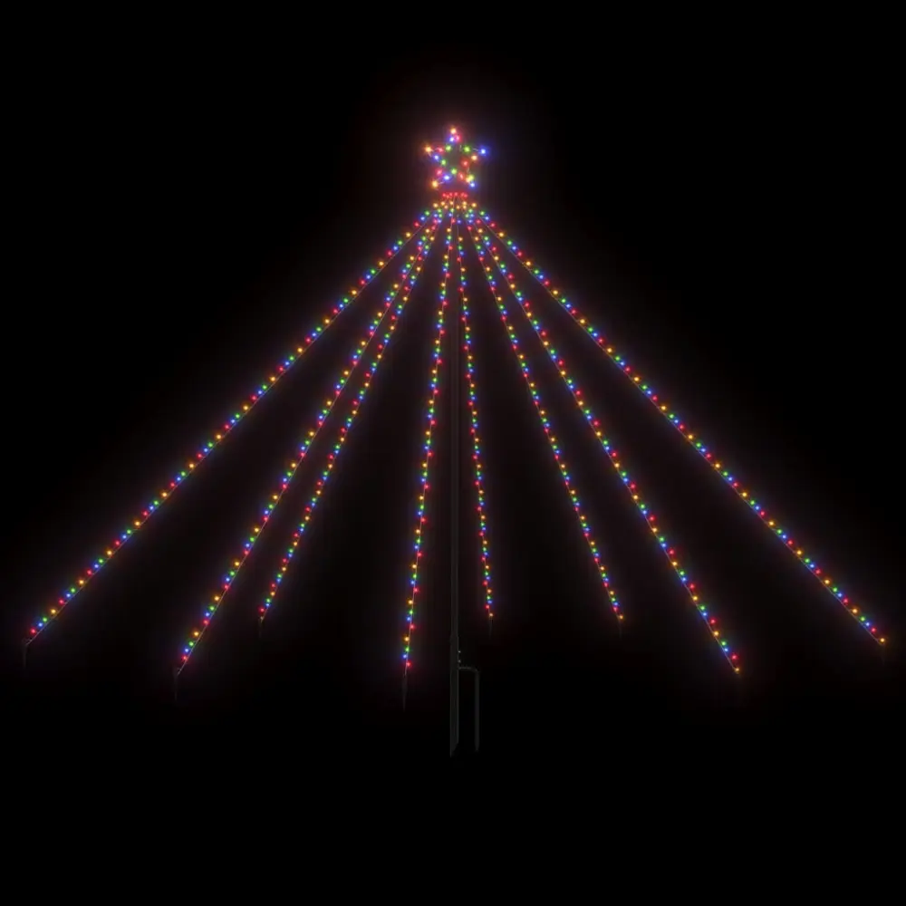 Tira LED Navideñ vidaXL luces árbol de navidad interior/exterior 400 LED colores 2,5 m
