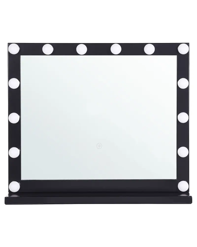 Dressing Table Mirror LED BEAUVOIR Black