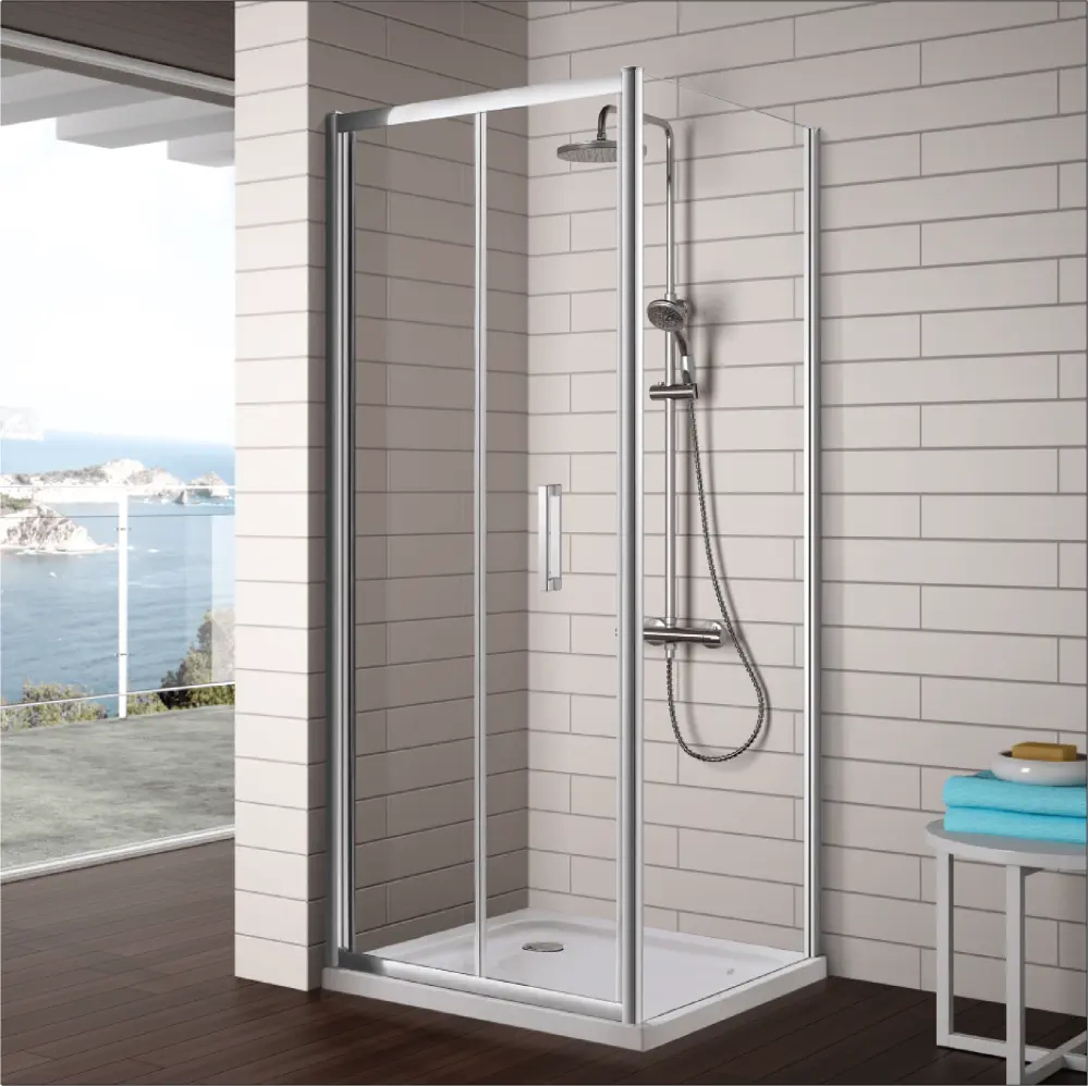 Puerta plegable s300 80 cm c/lat. 77 - 79 cm Kassandra