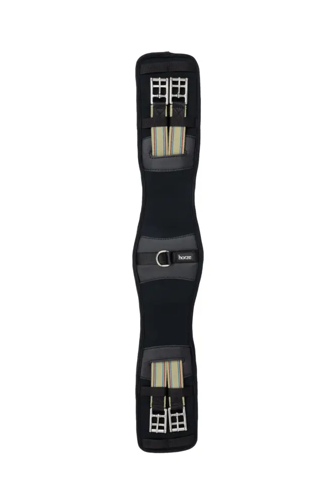 Ultra Suave Algodón Egipcio Cincha Corta para Doma con Memory Foam Winston ébano 45 cm