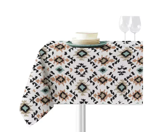 Mantel Ikats - Colorido - Mesa 90x90 (150x150) con Garantí de Satisfacción