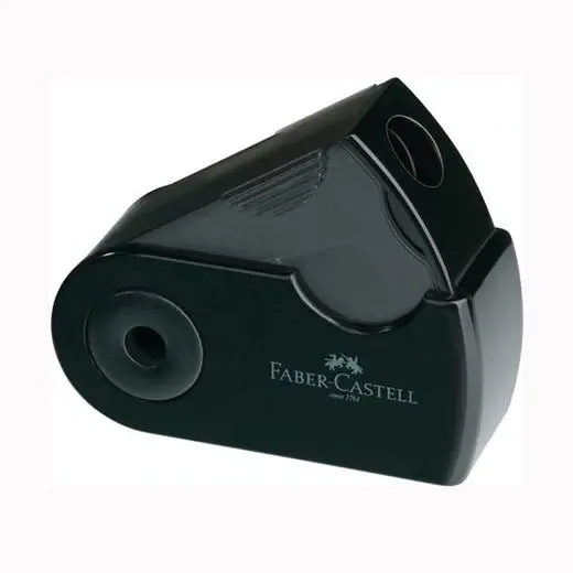 FABER CASTELL AFILALÁPICES SLEEVE PORTÁTIL CON FUNDA Y DEPÓSITO NEGRO para Familias Grandes
