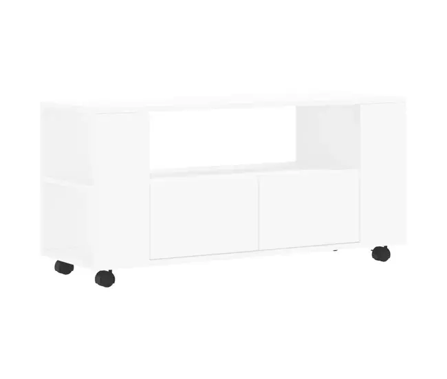 Mueble para Consolas Mueble para TV - Mueble TV - Mesa de TV madera de ingenierí roble ahumado 102x34,5x43cm