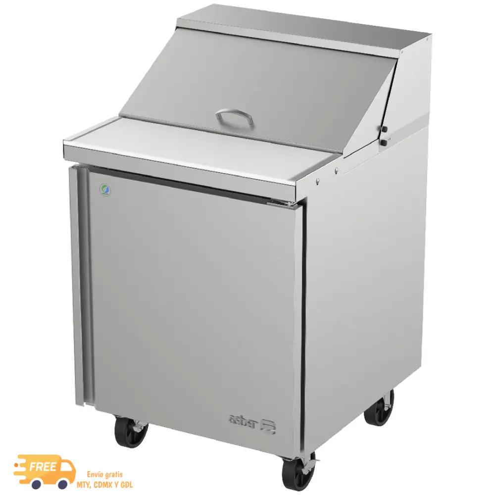 ASBER APTS-27-8 Mesa Refrigerada Ensaladas 8 Insertos