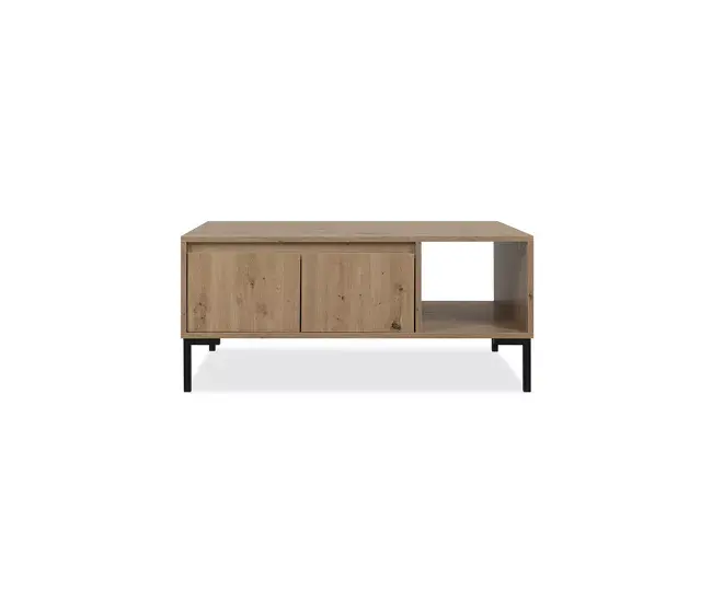 Mesa de Centro 2 Puertas 1 Nicho L100 cm - Plock