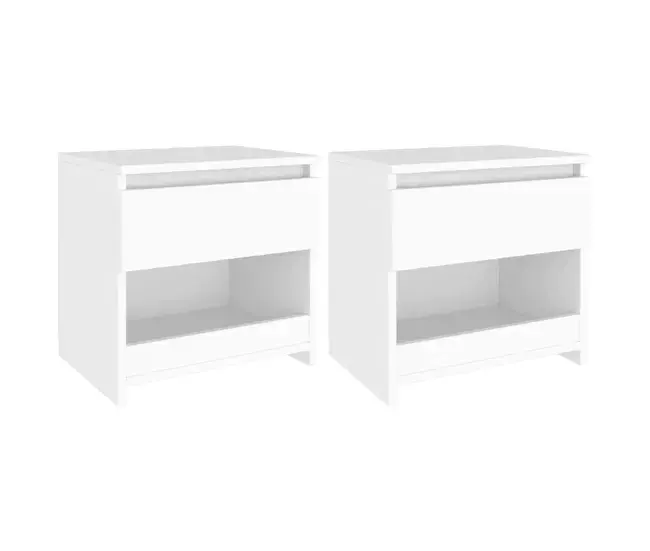 Certificado Ecológico vidaXL Mesitas de noche 2 uds madera contrachapada roble 40x30x39 cm