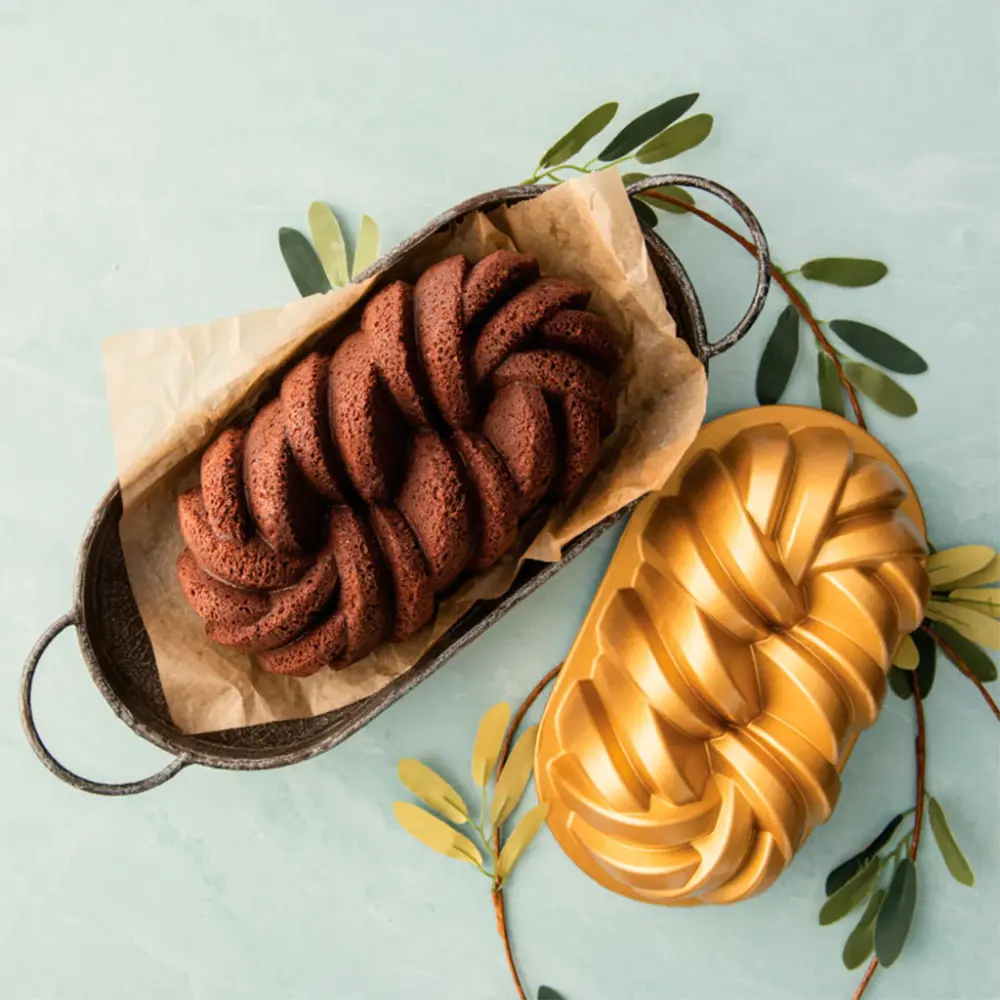 Nordic Ware 75th Anniversary Braided Loaf Pan