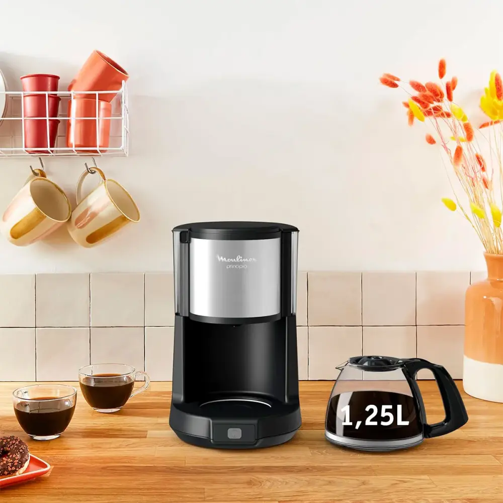 Cafetera de goteo Moulinex Subito FG370811 15 tazas negro