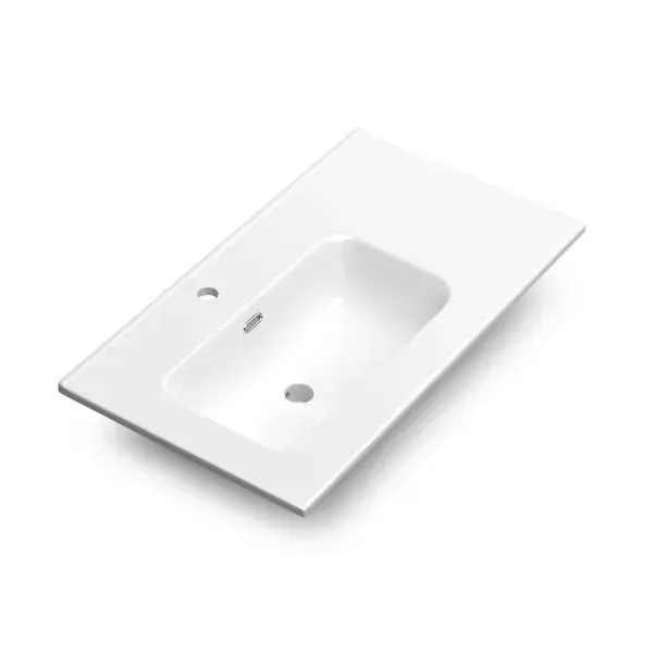 Lavabo cerámico turín 60+20 cm izquierda coycama