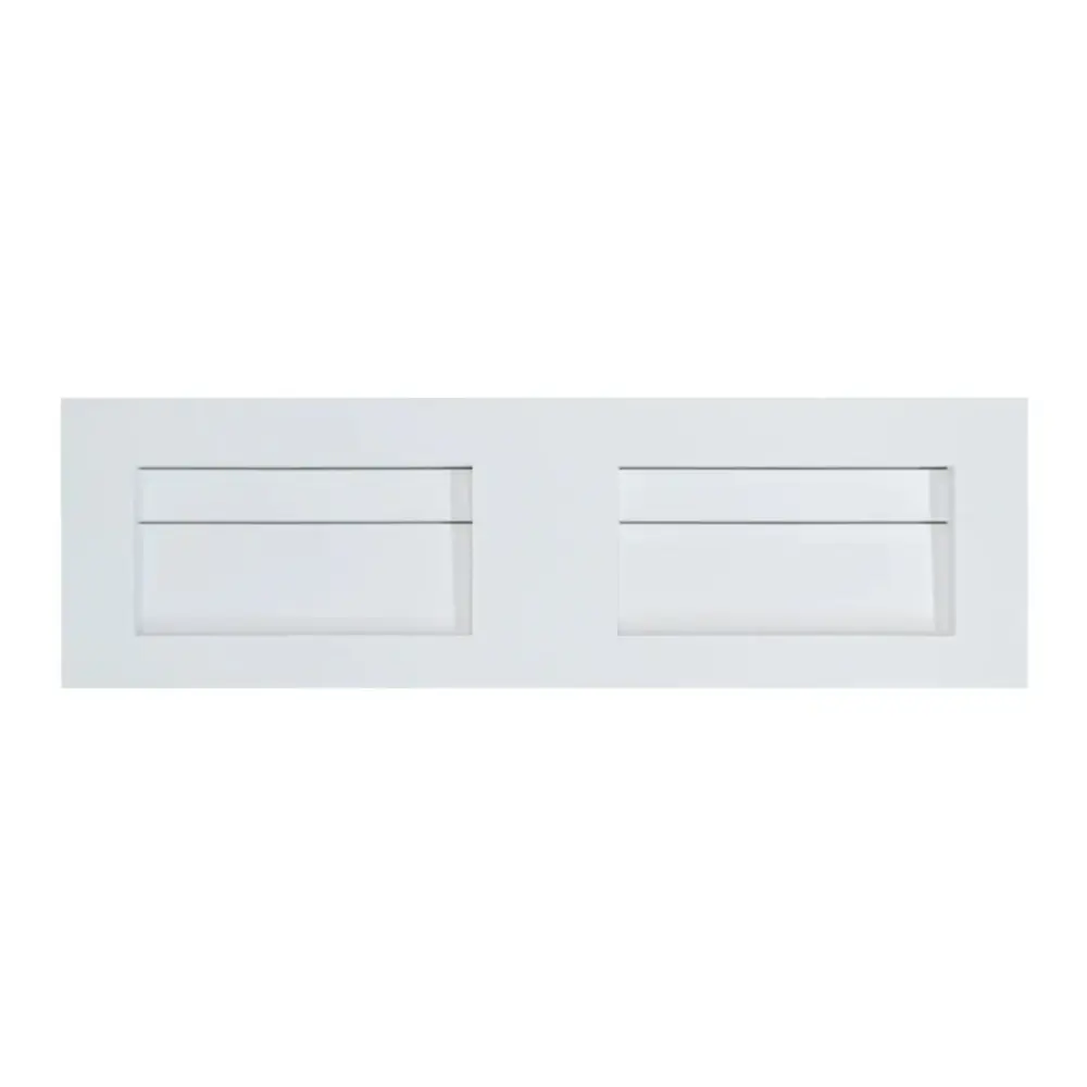Julian dubbele wastafel - Mat Wit - 150 cm