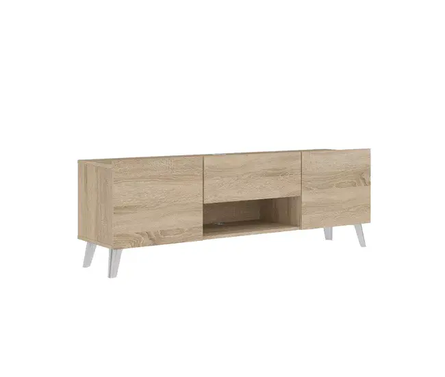 Butacón Reclinable Mueble de TV 2 puertas 1 cajón Brighton 2 - L140 cm x 46,5 cm
