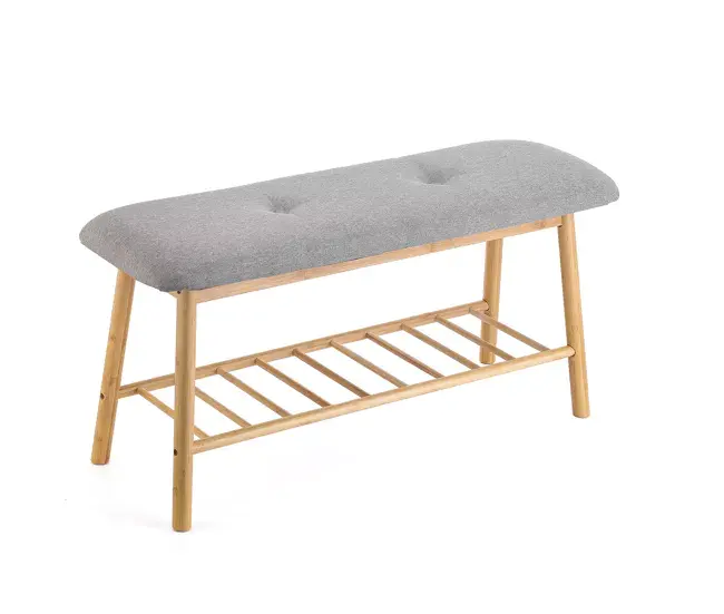 Zapatero Vinthera Moa Gris Madera 69 x 24,5 x 31 cm