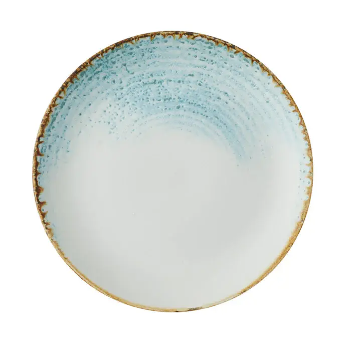 Estanterí Flotante Plato Coupe 21.7 Cm Aquamarine Homespun Accents