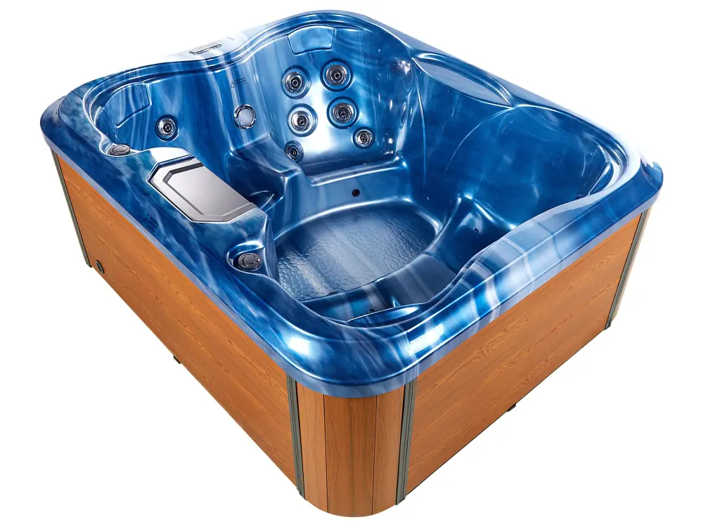 Square Hot Tub LED Blue ARCELIA