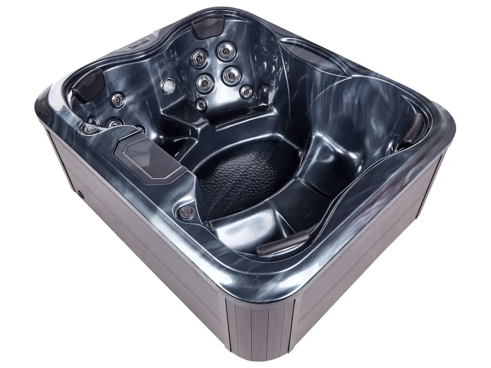 Square Hot Tub LED Grey ARCELIA