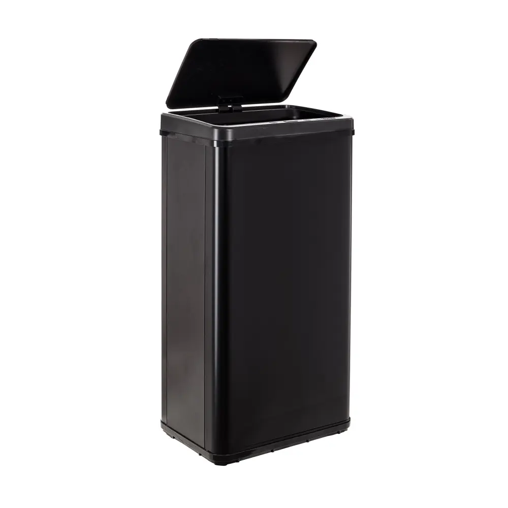 Wellhome cubo de basura blanco, sin patas de 60l con apertura automática
